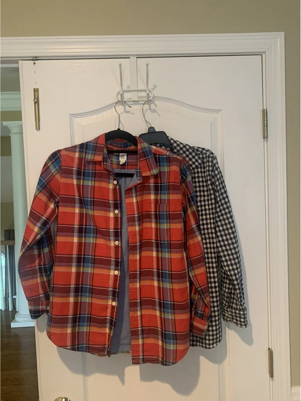 LOT Of 2 Gap Kids Button Down Size XL Long Sleeve Cotton Shirts